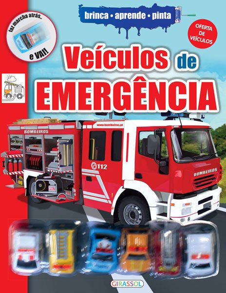 Ve�culos de Emerg�ncia-Brinca, Aprende e Pinta